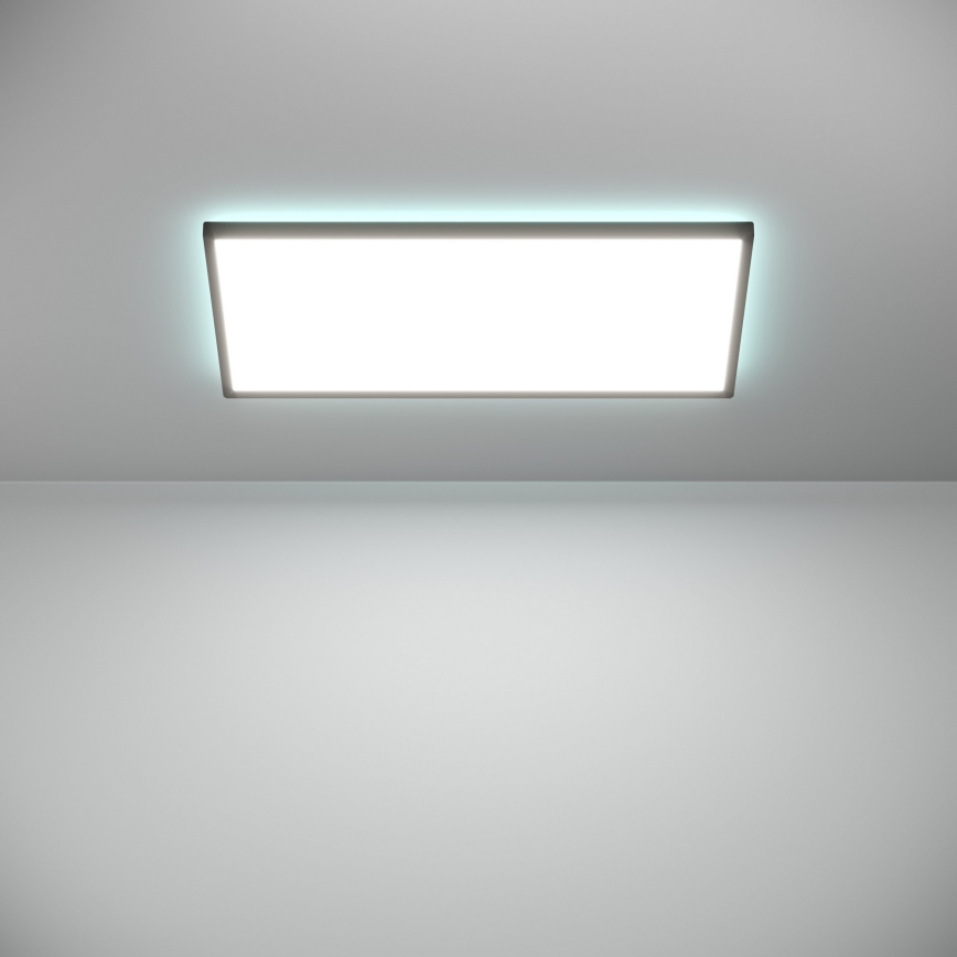 Eglo - LED RGBW Stmievateľné kúpeľňové stropné svietidlo LED/17,2W/230V 2700-6500K 30x57cm IP44 čierna ZigBee