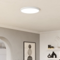 Eglo - LED RGBW stmievateľné kúpeľňové stropné svietidlo LED/17,5 W/230 V 2700–6500 K priemer 39,9 cm IP44 biela