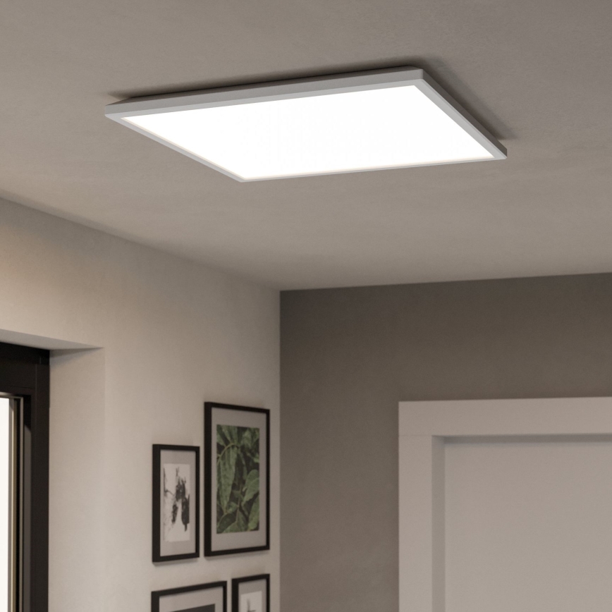 Eglo - LED RGBW Stmievateľné kúpeľňové stropné svietidlo LED/17W/230V 2700-6500K 50x50 cm IP44 biela ZigBee