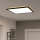 Eglo - LED RGBW Stmievateľné kúpeľňové stropné svietidlo LED/17W/230V 2700-6500K 50x50cm IP44 čierna ZigBee