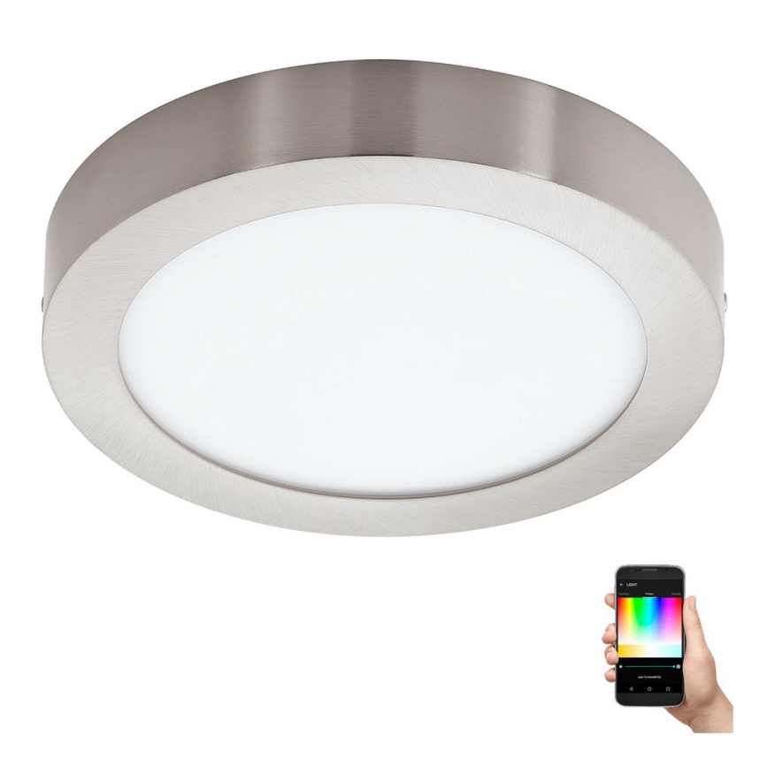 Eglo - LED RGBW stmievateľné stropné svietidlo FUEVA-C LED/15,6W/230V Bluetooth pr. 22,5 cm