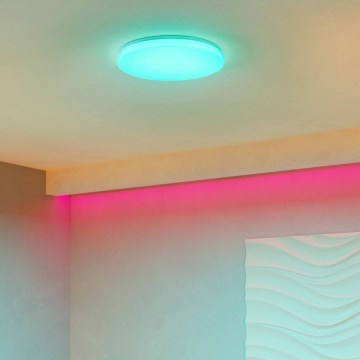 Eglo - LED RGBW stmievateľné stropné svietidlo LED/20W/230V pr. 43cm