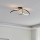 Eglo - LED RGBW Stmievateľné stropné svietidlo LED/22W/230V 2700-6500K čierna