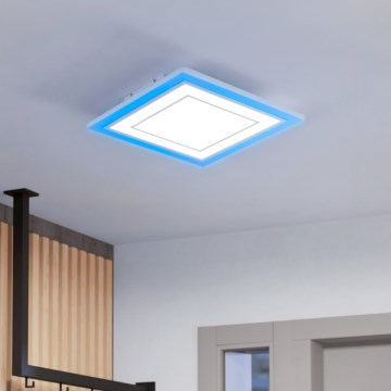 Eglo - LED RGBW Stmievateľné stropné svietidlo LED/29W/230V 3000-6500K + diaľkové ovládanie