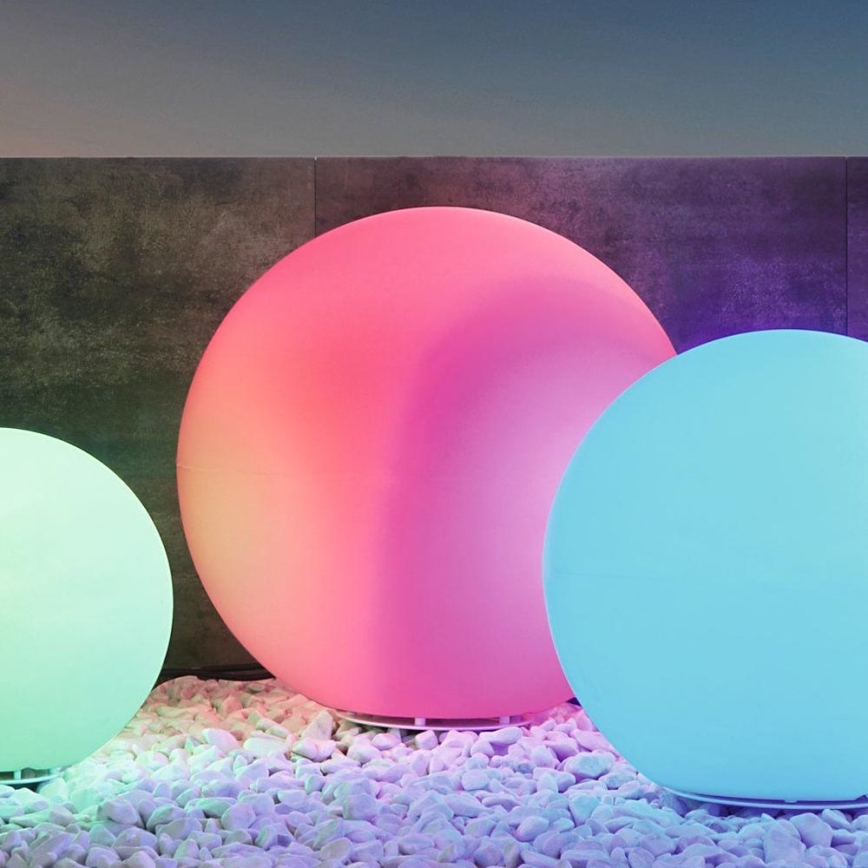 Eglo - LED RGBW Vonkajšia lampa MONTEROLO-C 1xLED/9W/230V IP65 ø600