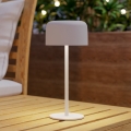 Eglo - LED solárna dobíjateľná dotyková stolná lampa LED/2,8W/3,7V 1800 mAh IP44 biela