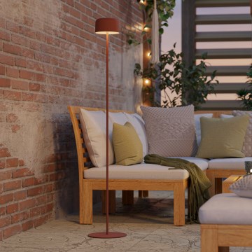 Eglo - LED solárna nabíjacia dotyková stojacia lampa LED/2,8W/3,7V 1800 mAh IP44 oranžová