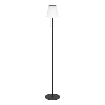 Eglo - LED solárna nabíjacia stojaca lampa LED/2,3W/3,7V 3000/4000/6500K 1800 mAh IP44 čierna