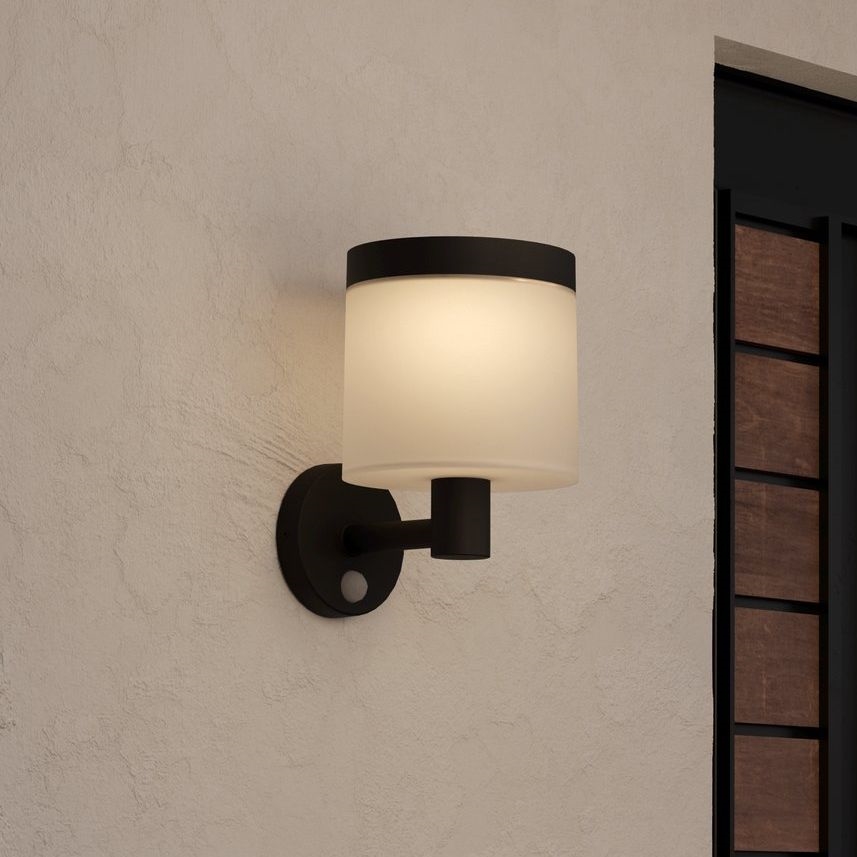 Eglo - LED Solárne nástenné svietidlo so senzorom LED/7,5W/3,7V 2200 mAh IP44