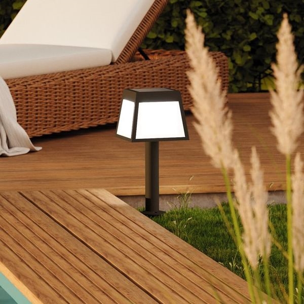 Eglo - LED Solárne svietidlo so senzorom LED/7,5W/3,7V 56cm 2200 mAh IP44