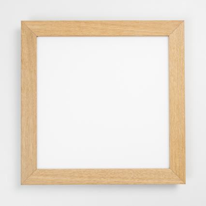Eglo - LED Stmievateľný prisadený panel POZZALLO WOOD LED/21W/230V 2700-6500K 49,5x49,5 cm hnedá + diaľkové ovládanie