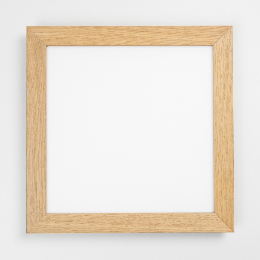 Eglo - LED Stmievateľný prisadený panel POZZALLO WOOD LED/21W/230V 2700-6500K 49,5x49,5 cm hnedá + diaľkové ovládanie