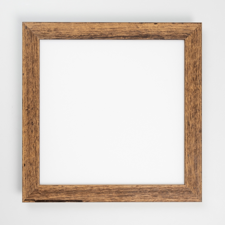 Eglo - LED Stmievateľný prisadený panel POZZALLO WOOD LED/21W/230V 2700-6500K 49,5x49,5 cm hnedá + diaľkové ovládanie