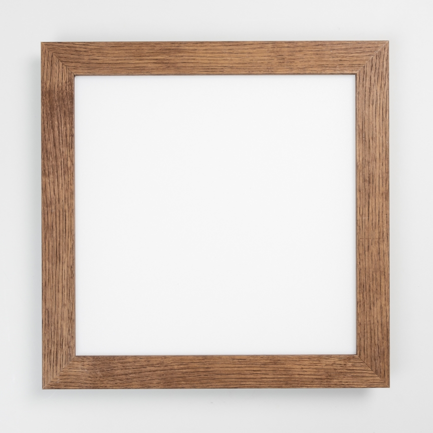 Eglo - LED Stmievateľný prisadený panel POZZALLO WOOD LED/21W/230V 2700-6500K 49,5x49,5 cm tmavohnedá + diaľkové ovládanie