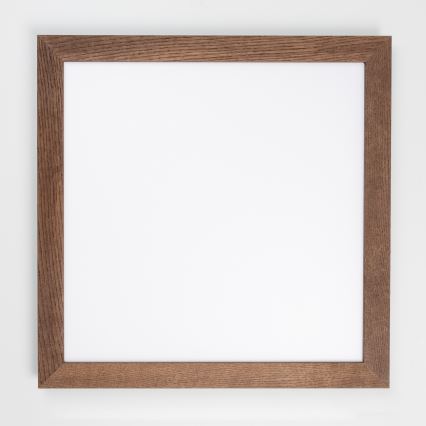 Eglo - LED Stmievateľný prisadený panel SALOBRENA-CL WOOD LED/31W/230V 2700-6500K 64x64 cm tmavohnedá