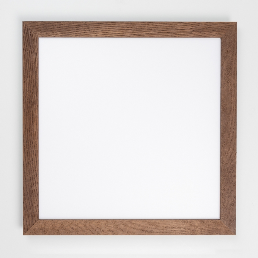 Eglo - LED Stmievateľný prisadený panel SALOBRENA-CL WOOD LED/31W/230V 2700-6500K 64x64 cm tmavohnedá