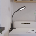 Eglo - LED stmievateľná flexibilná lampa so svorkou LED/5,5 W/230 V 2700/4000/6500 K čierna