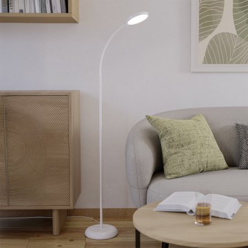 Eglo - LED Stmievateľná flexibilná stojacia lampa LED/5,5W/230V 2700/4000/6500K biela