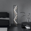 Eglo - LED Stmievateľná stojacia lampa LED/23W/230V 2700-6500K čierna/zlatá + diaľkové ovládanie
