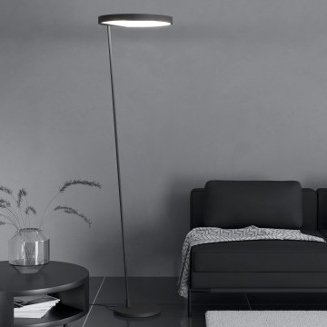 Eglo - LED Stmievateľná stojacia lampa LED/23W/230V 3000K čierna