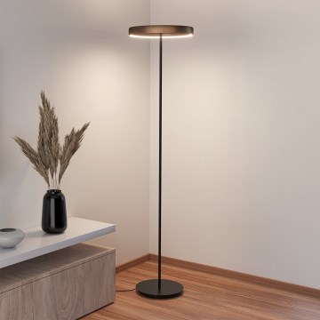 Eglo - LED Stmievateľná stojacia lampa s pohybovým senzorom 2xLED/19W/230V 2200-6500K hnedá