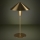 Eglo - LED Stmievateľná stolná lampa LED/12W/230V 3000K zlatá