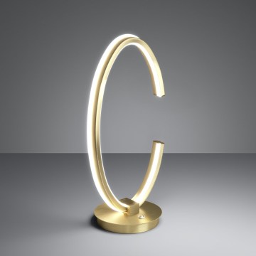 Eglo - LED Stmievateľná stolová lampa LED/12W/230V 2200-6500K zlatá