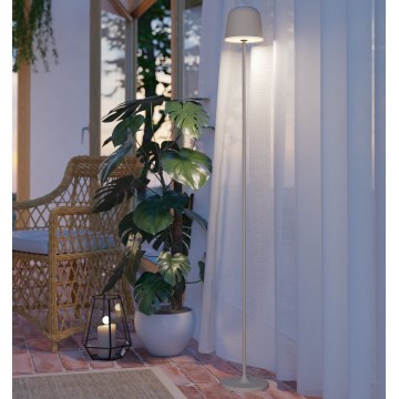 Eglo - LED Stmievateľná vonkajšia nabíjacia lampa LED/4,3W/5V 2400/3000/4000K IP54 krémová