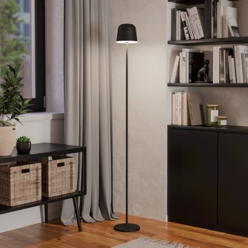 Eglo - LED Stmievateľná vonkajšia nabíjacia stojacia lampa LED/4,3W/5V 2400/3000/4000K IP54 čierna