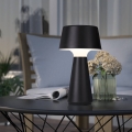 Eglo - LED stmievateľná vonkajšia nabíjacia stolná lampa LED/3W/5V 2200/3000/4000K 2000 mAh IP44 čierna