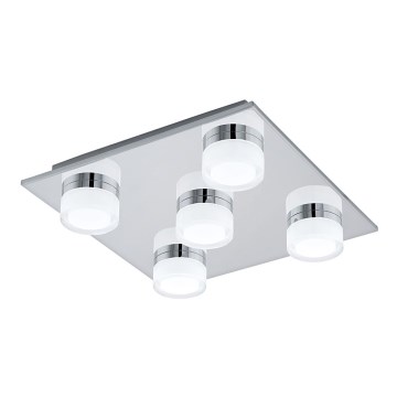Eglo - LED Stmievateľné kúpeľňové stropné svietidlo 5xLED/5,4W/230V IP44