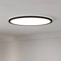 Eglo - LED Stmievateľné kúpeľňové stropné svietidlo LED/16,8W/230V 2700-6500K pr. 50 cm IP44 čierna + diaľkové ovládanie