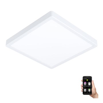 Eglo - LED Stmievateľné kúpeľňové stropné svietidlo LED/19,5W/230V 2700-6500K IP44 ZigBee 28,5x28,5 cm