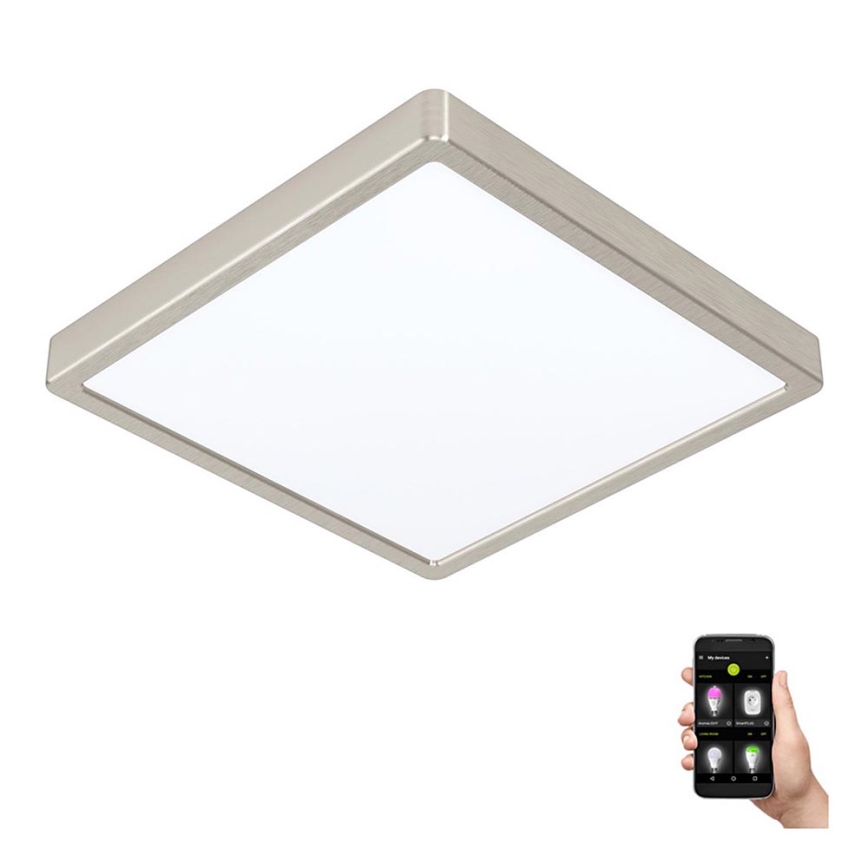 Eglo - LED Stmievateľné kúpeľňové stropné svietidlo LED/19,5W/230V 2700-6500K IP44 ZigBee 28,5x28,5 cm