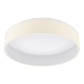 Eglo - LED Stmievateľné stropné svietidlo 1xLED/18W/230V béžová