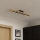 Eglo - LED Stmievateľné stropné svietidlo 2xLED/10W/230V 3000K čierna/béžová