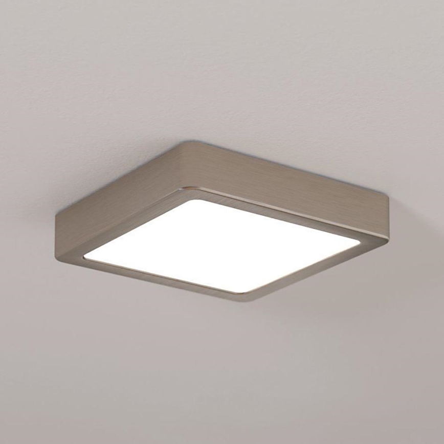Eglo - LED Stmievateľné stropné svietidlo LED/11W/230V matný chróm