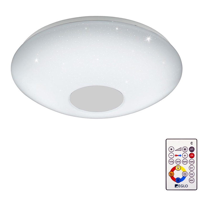 Eglo - LED Stmievateľné stropné svietidlo LED/14W/230V + diaľkové ovládanie