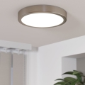 Eglo - LED Stmievateľné stropné svietidlo LED/17W/230V chróm