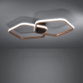 Eglo - LED stmievateľné stropné svietidlo LED/20W/230V 2200-6500K mosadz + diaľkové ovládanie