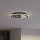 Eglo - LED Stmievateľné stropné svietidlo LED/20W/230V 2700-6500K čierna + diaľkové ovládanie