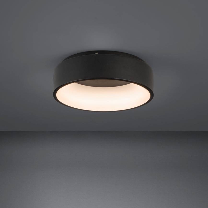Eglo - LED Stmievateľné stropné svietidlo LED/25,5W/230V 3000K čierna