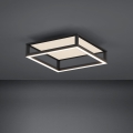 Eglo - LED Stmievateľné stropné svietidlo LED/29,4W/230V 2700-6500K čierna + diaľkové ovládanie