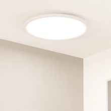 Eglo - LED Stmievateľné stropné svietidlo LED/41W/230V pr. 60 cm biela