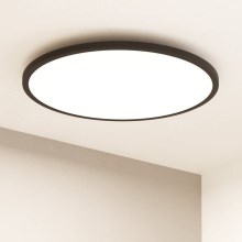 Eglo - LED Stmievateľné stropné svietidlo LED/41W/230V pr. 60 cm čierna