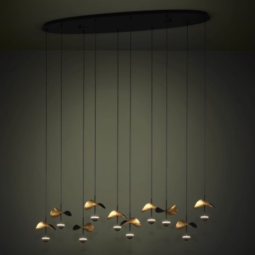 Eglo - LED Stmievateľný luster na lanku 10xLED/2,3W/230V 3000K