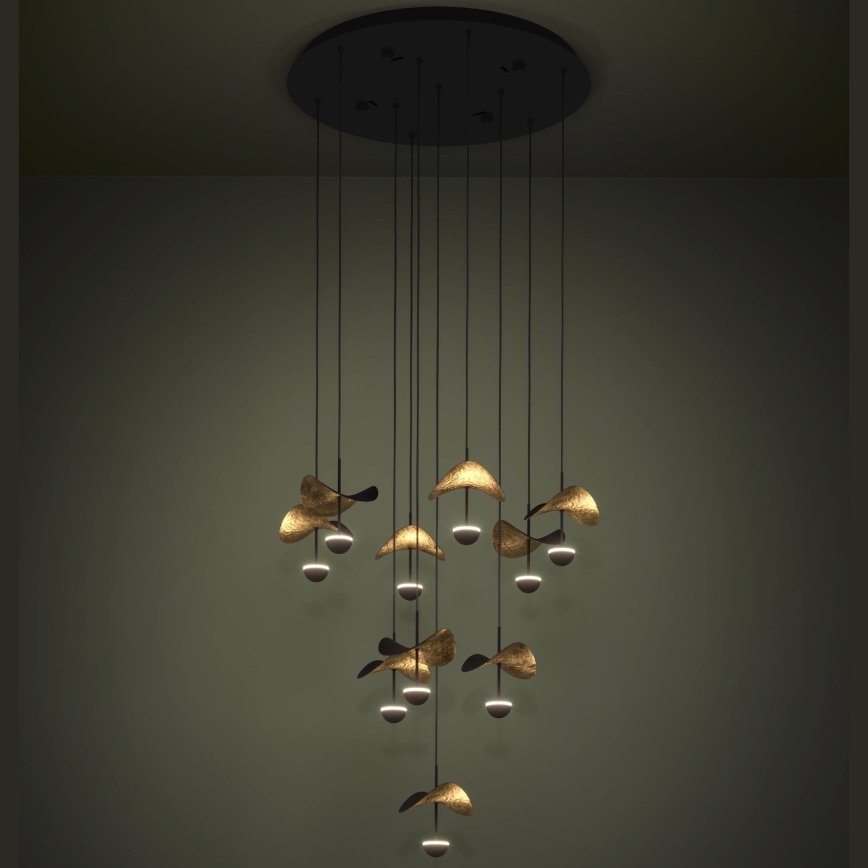 Eglo - LED Stmievateľný luster na lanku 10xLED/2,3W/230V 3000K pr. 58 cm