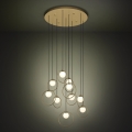 Eglo - LED Stmievateľný luster na lanku 10xLED/3W/230V 3000K pr. 58 cm zlatá