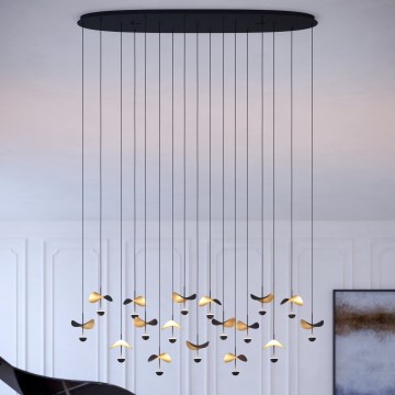 Eglo - LED Stmievateľný luster na lanku 17xLED/2,3W/230V 3000K