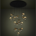 Eglo - LED Stmievateľný luster na lanku 17xLED/2,3W/230V 3000K pr. 78 cm